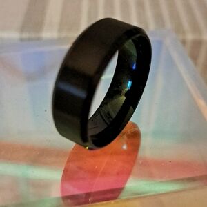 Black Titanium Band sz 10